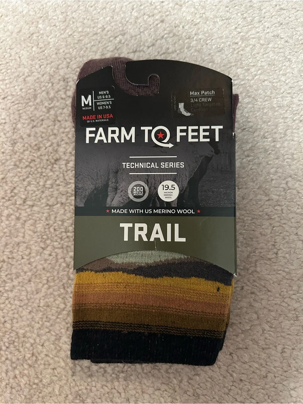 Farm To Feet Merino Wool Crew Socks